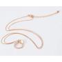 GIRLS/WOMEN/TEEN LOVE HEART NECKLACE/CHOKER/PENDANT Rose Gold Heart Choker Pendant Necklace Birthday Girlfriend ANNIVERSARY Gift for LOVE STYLE ELEGANCE Choker