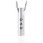 Molike Mom Dad Stainless Steel Urn Necklaces for Women Men Cremation Pendant Necklace for Memorial Ashes Molike Mom Dad Stainless Steel Urn Necklaces for Women Men Cremation Pendant Necklace for Memorial Ashes
