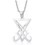 XUANPAI Unisex Stainless Steel Church of Satan Satanic Leviathan Cross Pendant Necklace,Religions Jewelry XUANPAI Unisex Stainless Steel Church of Satan Satanic Leviathan Cross Pendant Necklace,Religions Jewelry