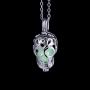 925 Sterling Silver Luminous Necklace Glowing in The Dark Locket Necklace Jewelry for Women Men Girlfriend Daughter Gift