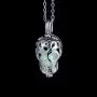 925 Sterling Silver Luminous Necklace Glowing in The Dark Locket Necklace Jewelry for Women Men Girlfriend Daughter Gift 925 Sterling Silver Luminous Necklace Glowing in The Dark Locket Necklace Jewelry for Women Men Girlfriend Daughter Gift