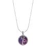Boma Jewelry Sterling Silver Tree of Life Circle Necklace, 16 Inches