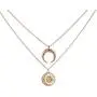 Multi-Layer Disc Horn Necklace Pendant Vintage Clavicle Chain Half Moon Sun Pendant Necklace Choker for Women Girls Multi-Layer Disc Horn Necklace Pendant Vintage Clavicle Chain Half Moon Sun Pendant Necklace Choker for Women Girls