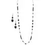 LaRaso & Co (Choose Color) Long Necklace and Earring Crystal Bead Czech Glass Jewelry Set for Women