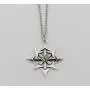 Davitu Cross of Chaos Star Necklace,Chaos Magick Pendant Arrows of Chaos Necklace Satanic Steampunk Jewelry for Men - (Metal Color: Antique Silver Plated) Davitu Cross of Chaos Star Necklace,Chaos Magick Pendant Arrows of Chaos Necklace Satanic Steampunk Jewelry for Men - (Metal Color: Antique Silver Plated)