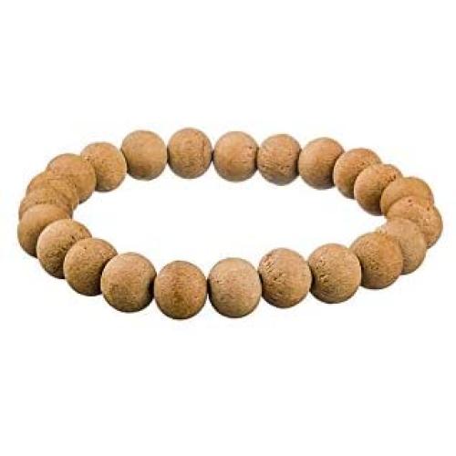 CMEI 8MM Beads Genuine Himalayan Sandalwood Tibetan Meditation Prayer Bracelet Healing Beads Yoga Bracelet Women Men Unisex (Sandalwood)