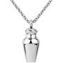 CLY Jewelry Urn Necklace for Ashes No Longer by My Side Cremation Pendant Necklace Memorial Keepsake for Women