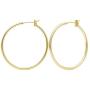 3 Pairs Rose Gold Plated Hoop Earrings for Women Girl Fashion Sensitive Ears