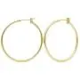 3 Pairs Rose Gold Plated Hoop Earrings for Women Girl Fashion Sensitive Ears