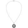 AeraVida Ancient Tibetan Amulet .925 Sterling Silver Pendant Necklace