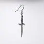 Gothic Dagger Sword Pirate Medieval Renaissance Silver Finish Dangle Earrings Gothic Dagger Sword Pirate Medieval Renaissance Silver Finish Dangle Earrings