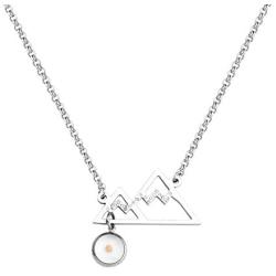 Mustard Seed Mountain Necklace Faith as Small as A Mustard Seed can Move Mountains Necklace