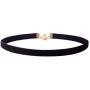 Jane Stone Choker Black Stretch Gothic Tattoo Henna Necklace Classic Adjustable Velvet 90s Jewelry for Women