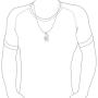 Bling Jewelry Hip Hop Biker Mens Military Army Style Dog Tag Cross Pendant Necklace for Men Black Silver Tone Matte Stainless Steel