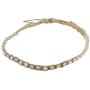 BlueRica Hemp Cord Macrame Choker Necklace with Cats Eye (White)