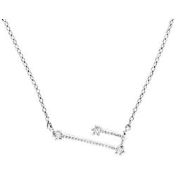 PAVOI 14K Gold Plated Astrology Constellation Horoscope Zodiac Necklace 16-18''