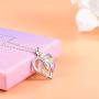 ZGBY S925 Sterling Silver Girls Unicorn Necklaces Lovely Animal Heart Jewelry Pendant Gifts for Girls Women Lovers