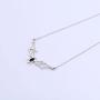 S925 Sterling Silver Dainty Animal Pendant Necklace for Women Men Teen Boy Girl