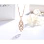 MUATOGIML 925 Sterling Silver Infinity Love Irish Celtic Knot Pendant Necklace Jewelry Gifts for Mom Wife Women