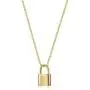 ACC PLANET Gold Lock Necklaces for Women Cute Padlock Necklaces Chain Necklaces with Lock Pendant Lock and Key Jewelry Mothers Gift
