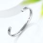 AryaHozel Inspirational Bracelet for Women Motivational Cuff Bangle Engraved Mantra Quote Stainless Steel Jewelry Personalized Gifts for Her Teen Girls Friendship Bracelet Birthday Graduation Presents