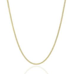 Jewelry Atelier Gold Chain Necklace Collection - 14K Solid Yellow Gold Filled Miami Cuban Curb Link Chain Necklaces for Women and Men with Different Sizes (2.7mm, 3.6mm, 4.5mm, or 5.5mm)