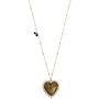 Betsey Johnson Long Heart Necklace