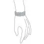Bling Jewelry Bridal Wide Cubic Zirconia AAA CZ Fashion Statement Cluster Bracelet for Women for Prom Pageant Silver Plated Brass Bling Jewelry Bridal Wide Cubic Zirconia AAA CZ Fashion Statement Cluster Bracelet for Women for Prom Pageant Silver Plated Brass