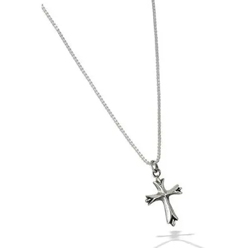 Beloved Child Goods Sterling Silver Cross Necklace with Chain for Toddlers (14'') & GirlsTeens (16'') Makes an Ideal Christening, First Communion, Confirmation and Will be a Treasured Keepsake. Beloved Child Goods Sterling Silver Cross Necklace with Chain for Toddlers (14'') & GirlsTeens (16'') Makes an Ideal Christening, First Communion, Confirmation and Will be a Treasured Keepsake.