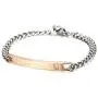 VNOX Custom Engraving Medical Symbol Rose Gold Plated Stainelss Steel CZ Link Bracelet for Women Girl,7.6'' VNOX Custom Engraving Medical Symbol Rose Gold Plated Stainelss Steel CZ Link Bracelet for Women Girl,7.6''