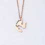 AKTAP Best Friend Necklaces Matching Wolf and Fox Best Friends Jewelry Bestie 01 bestie 02 BFF gifts Friendship Necklace for 2