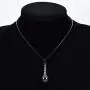 zeqingjw Cremation Jewelry Microphone Urn Pendant Necklace with Note Stainless Steel Keepsake Memorial Ash Jewelry zeqingjw Cremation Jewelry Microphone Urn Pendant Necklace with Note Stainless Steel Keepsake Memorial Ash Jewelry