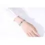 GEMMANCE Butterfly Link Charm Bracelet with Premium Birthstone Crystal, Silver-Tone, 7”+2” Chain GEMMANCE Butterfly Link Charm Bracelet with Premium Birthstone Crystal, Silver-Tone, 7”+2” Chain