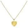 YANCHUN Gold Initial Necklace for Women Heart Pendant Initial Letter Necklaces Alphabet Monogram Necklaces for Girls Jewelry Gift