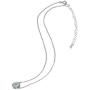 Sterling Silver 6mm Round Bezel-Set Dainty Choker Necklace Made with Swarovski Zirconia