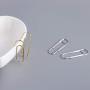 Paper Clip Cartilage Small Hoop Earrings for Women Girls S925 Sterling Silver Fashion Minimalist Punk Goth Safety Pin Dangle Drop Thin Huggie Hoops Lightweight Personalized Gifts Bff Daugther