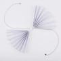 VENSERI S925 Sterling Silver Jewelry Four Leaf Clover Necklace Lucky Necklace for Women Sideways Necklace Birthday Gift