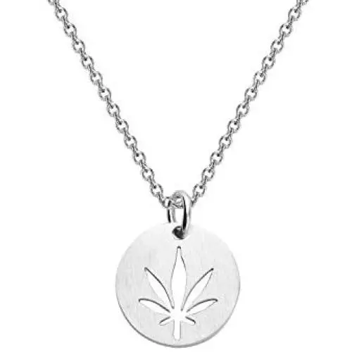 FUSTMW Marijuana Leaf Necklace Pot Leaf Pendant Marijuana Leaf Jewelry for Men Women