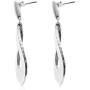 Shop LC 925 Sterling Silver Stylish Unique Hammered Dangle Drop Earrings Anniversary Prom Jewelry for Women Mothers Day Gifts