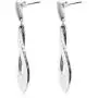 Shop LC 925 Sterling Silver Stylish Unique Hammered Dangle Drop Earrings Anniversary Prom Jewelry for Women Mothers Day Gifts