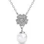 St.Claire Swarovski Crystals 18K Gold Plated Unique Pendant Necklace 925 Sterling Silver Necklace Birthstone Pendant Necklaces for Women with 5A Cubic Zirconia Christmas Jewelry Birthday Gift