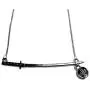 Marvel Comics Deadpool Sword and Logo Necklace , One Size , Black Marvel Comics Deadpool Sword and Logo Necklace , One Size , Black