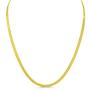 FREE REPLACEMENT 3mm 4mm 6mm 8mm 10mm 12mm Gold herringbone Chain NECKLACE