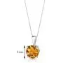 14 Karat White Gold Round Cut 1.75 Carats Citrine Pendant 14 Karat White Gold Round Cut 1.75 Carats Citrine Pendant