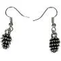 Pine cone earrings, silver earrings, silver jewelry, forest earrings, autumn fashion, woodland earrings, bohemian earrings, urban fashion