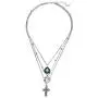 Jovono Boho Layered Necklace Crystal Pendant Necklaces Chain for Women and Girls (Set-2) Jovono Boho Layered Necklace Crystal Pendant Necklaces Chain for Women and Girls (Set-2)