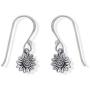 Boma Jewelry Sterling Silver Sunflower Dangle Earrings