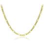 Michael Zweig 925 Sterling Silver Necklace for Women - Sterling Silver Figaro Chain Necklace | 2.95 mm Thickness with Spring Ring, Italy Tag