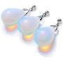 Floating Natural Opal Mermaid Necklace Mermaids Tears Sea Sand Waterdrop Pendant Necklace Jewelry