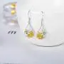 [Sunflower,Lotus,Camellia,Rose Flower,Daisy,Hummingbird,Cat,Dragonfly,Bee,Cross,Ladybug ] s925 Sterling Silver Dangle Drop Hooks Earrings Jewelry Gifts for Women Girls Birthday